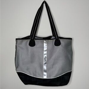 Reebok Bijou Gray and Silver Tote Bag